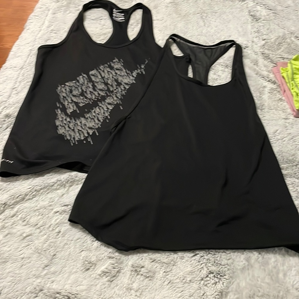 Two blank tanks